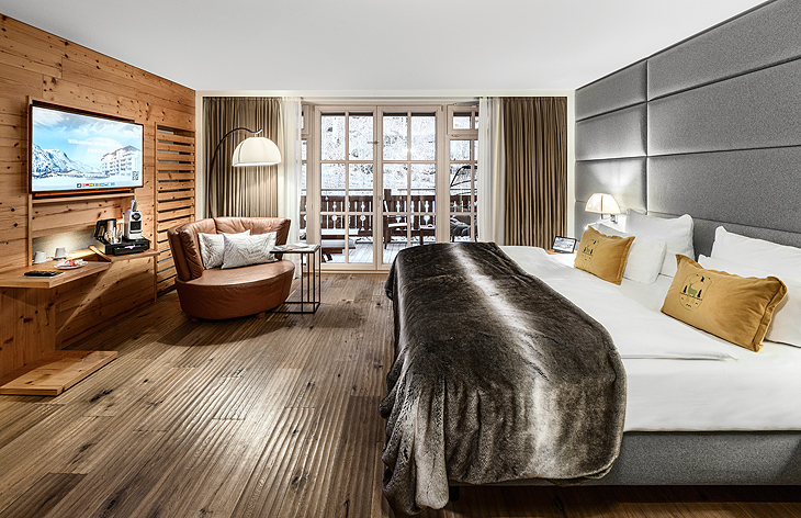 Hotelzimmer im Grand Tirolia (©Foto: Martin Sommer) 
